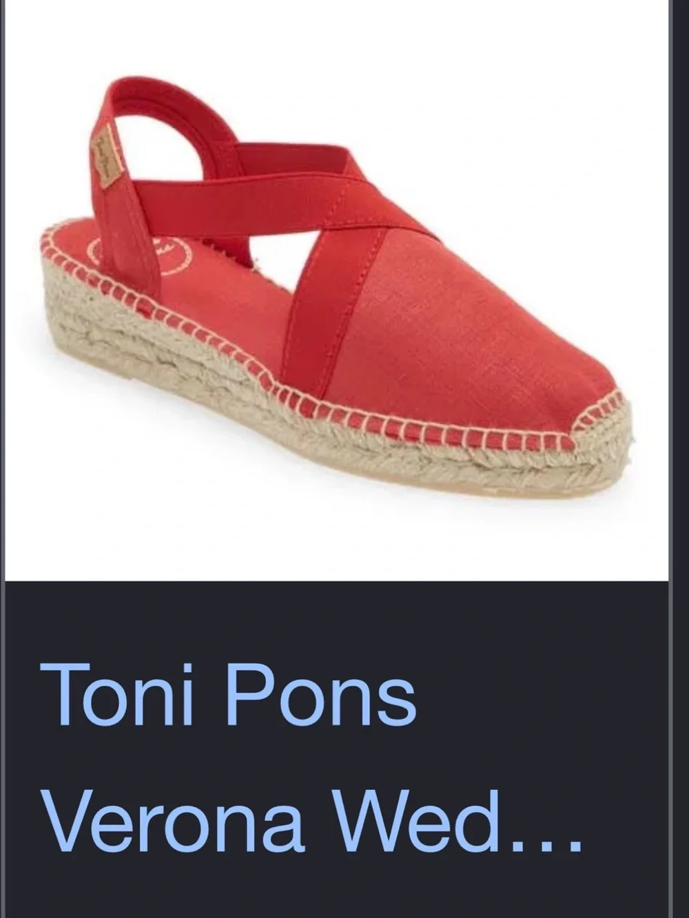 Orange Canvas Slingback Espadrille Flats